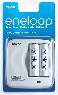 картинка Зарядное устройство SANYO Eneloop 3 hour charger + 2 AA Eneloop | ВсеКомпоненты.ру