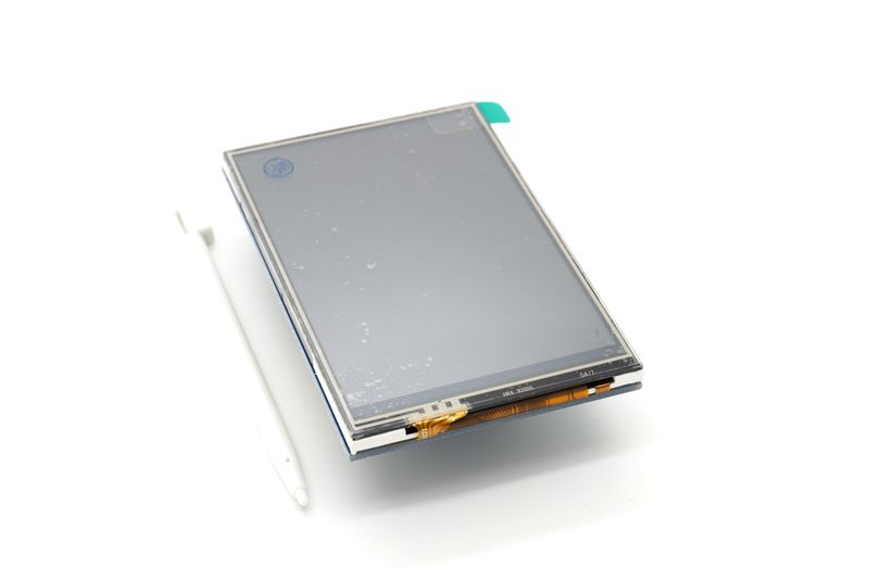 картинка LCD 3.5" TFT LCD 480X320  сенсорный дисплей для Raspberry Pi B+  | ВсеКомпоненты.ру