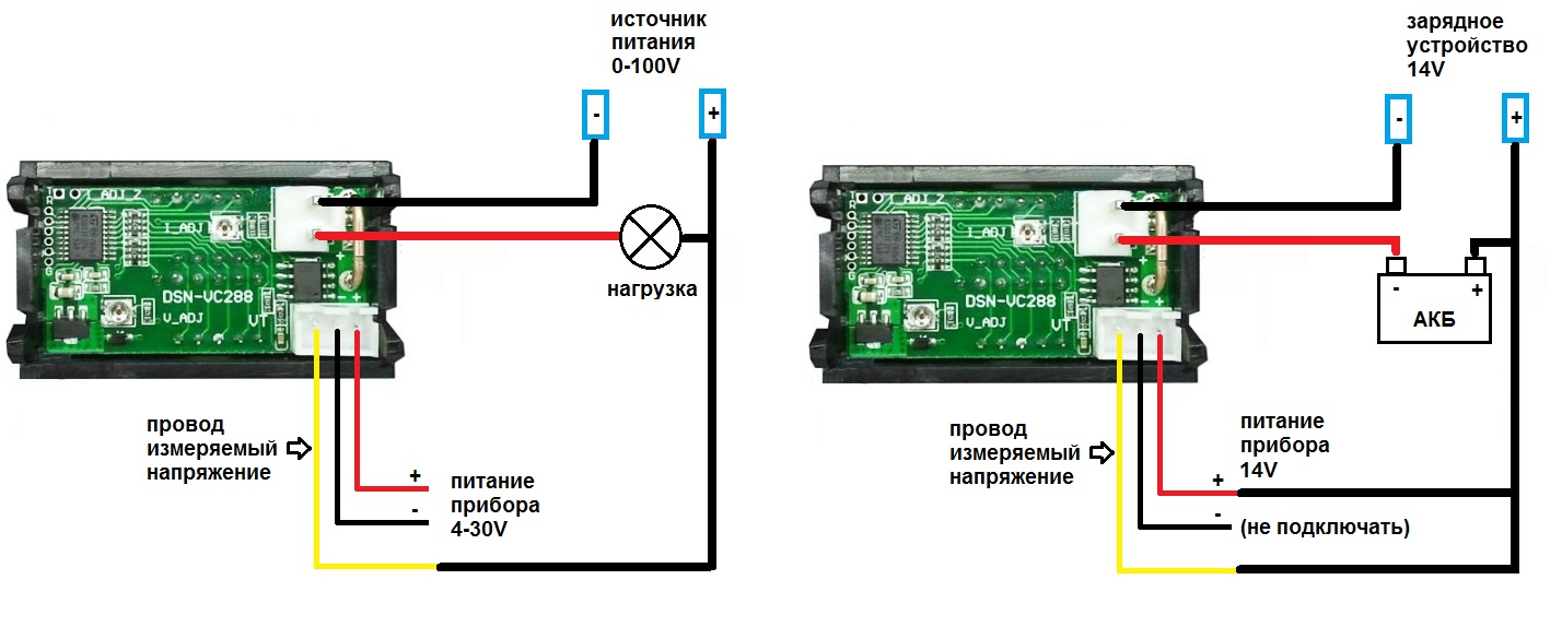 картинка Модуль ВольтАмперметр 100В 10А | ВсеКомпоненты.ру