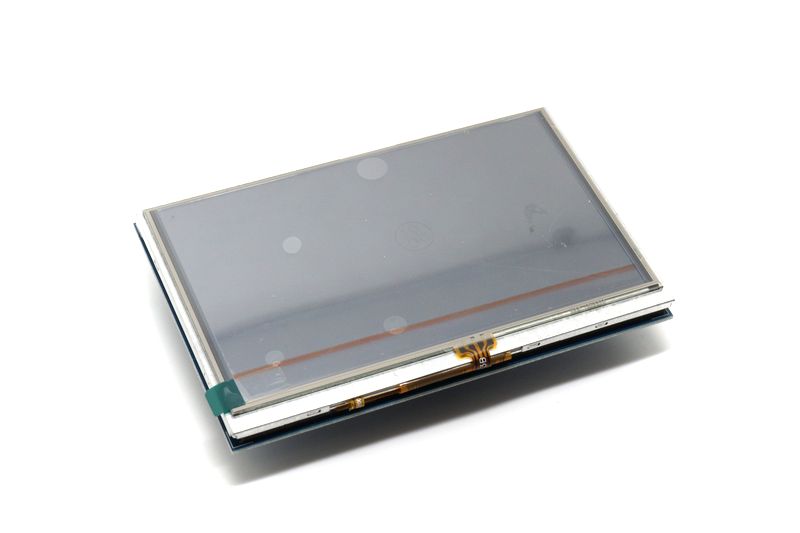 картинка LCD 5" TFT LCD 800Х480  сенсорный дисплей для Raspberry Pi B+  | ВсеКомпоненты.ру