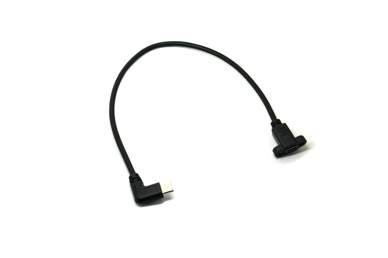 картинка Переходник USB type C на панель угловой 30см | ВсеКомпоненты.ру