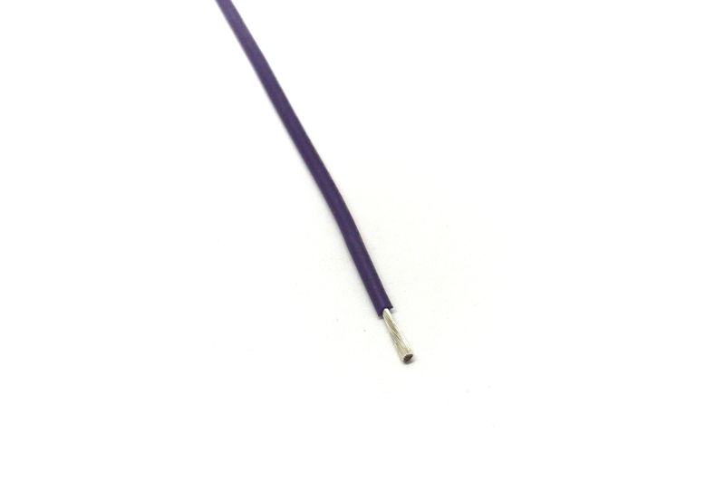 картинка Провод силиконовый 18AWG фиолетовый | ВсеКомпоненты.ру