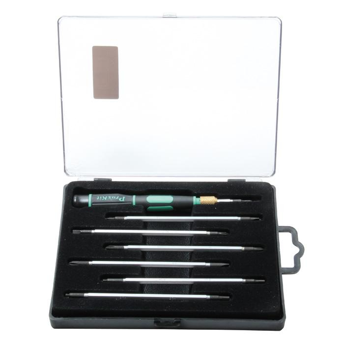 картинка SD-081B Pros'Kit Отвертка прецизионная со сменными  битами | ВсеКомпоненты.ру