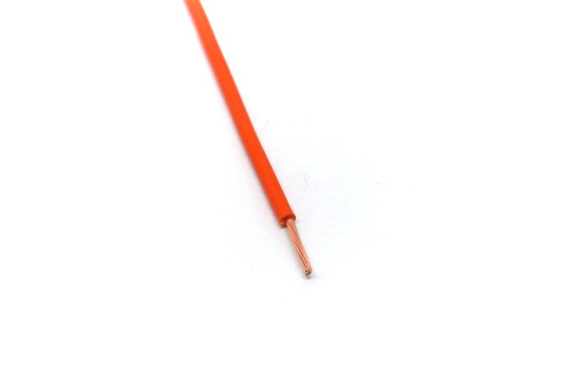 картинка Провод ПГВА 1,0мм (Оранжевый) | ВсеКомпоненты.ру