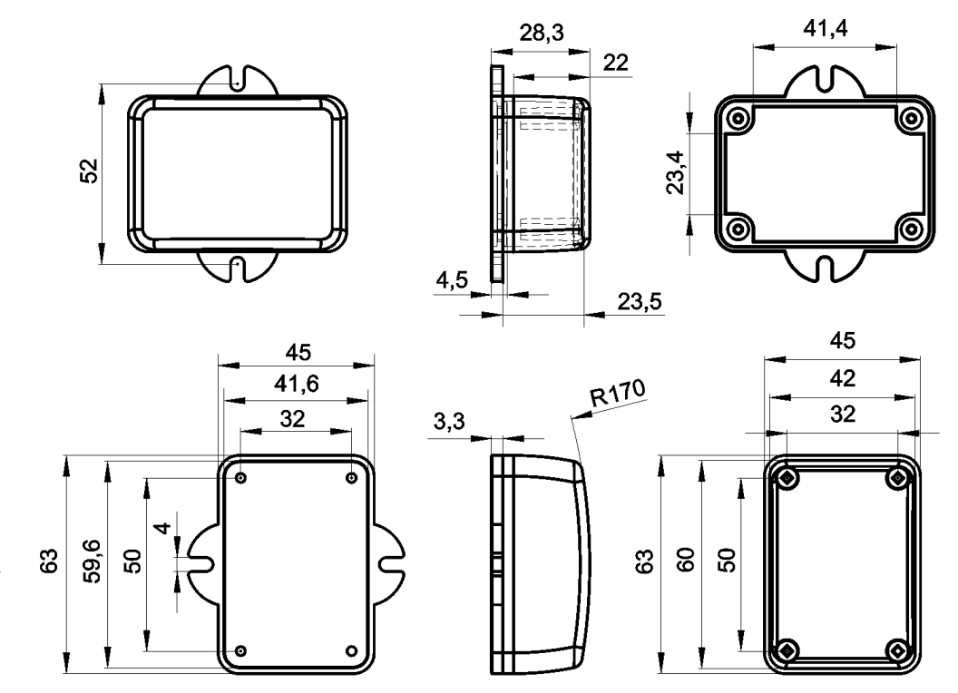 картинка Корпус пластиковый ВК-6 | ВсеКомпоненты.ру